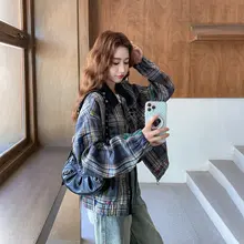 アメリカンビンテージ風グラフィティチェック柄ショートジャケット【学院風・フリル付き・秋春用】（セットアップ対応）