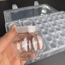 南瓜型収納ボックス【プラスチック製・ガラス製・丸型・小物整理用】
