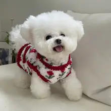 ペット服 小型犬 猫向け 秋冬 リバーシブル フリース あたたかい カーディガン 