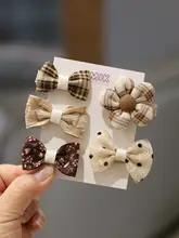 赤ちゃん用リボンヘアクリップ【極上の柔らかさ・全包布・髪を傷めない設計】
