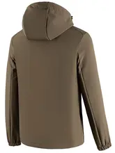 Calanbula メンズ 秋冬用 フリース裏地付きソフトシェルジャケット【登山・アウトドア用・防風】