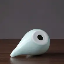 可愛い陶製の小鳥の置物【手作り・インテリアデコレーション用】