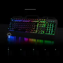 ゲーミング有線メカニカルキーボード マウスセット【静音デザイン・ノートパソコン・デスクトップ兼用】