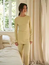 極上の柔らかさのニット素材睡眠用ウェア【通気性・軽量・女性用】
