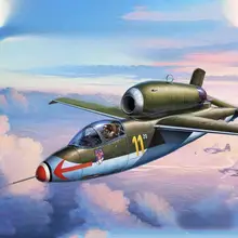 Heinkel He 162 Spatz模型【極少レベル・プラモデル・飛行機】