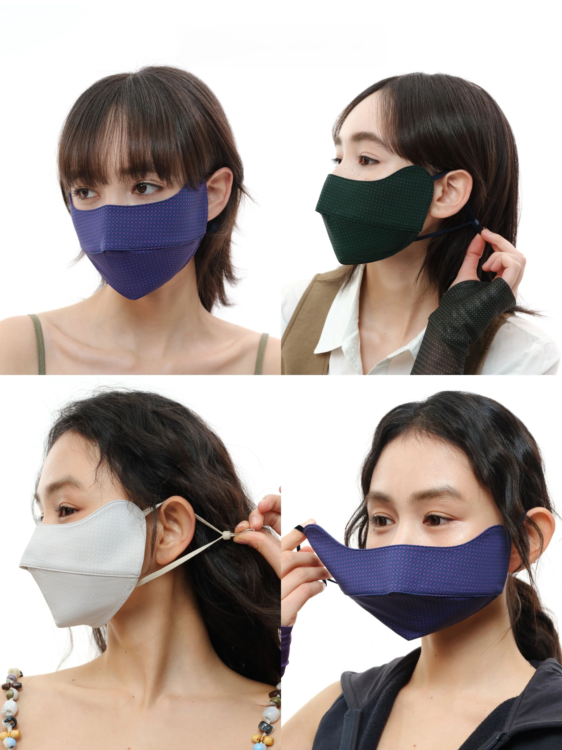 涼しさを保つ夏用UVカットフェイスマスク：透湿・アイスシルク機能と蒸れ防止の実証