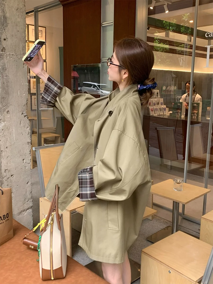 MUKOK 中長丈トレンチコートのサイズ感と長さについての実測ガイド