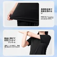 女性用ランニングウェア【アイスシルク・速乾・短袖Tシャツ・ショートパンツ・ヨガ・フィットネス・朝ラン】（セットアップ対応）