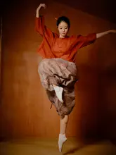 大自在袍【フィット・軽量シンプル・リネン生地・古風デザイン】