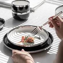 高級感ある家庭用食器セット【おしゃれな碗・皿・箸・スプーン付き】（セットアップ対応）