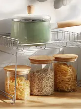 収納ラック 調味料ラック キッチン用 2段 SUS304ステンレス 積み重ね可能