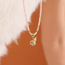 ロングネックレス レディース パール 瓢箪 エナメル チャイナテイスト 上品 アクセサリー