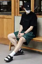 Camel メンズ 夏用サンダル【防滑・快適・通気性・耐磨耗・マジックテープ式・黒】