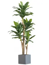 偽物の植物 大型 フロア装飾 リビングルーム用 ベロア