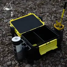 WELLHIKE 多機能フィッシングボックス【携帯用・座れるデザイン・収納ケース】
