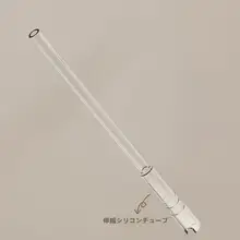 透明なガラス製伸縮可能ストロー【高温耐性・太め・汎用性・保温カップ対応】