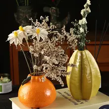 ミニ陶器花瓶【デザインディスプレイ・デスク用・水耕栽培対応】