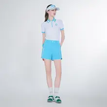 EUROPEAN TOUR ゴルフ用 レディースショートパンツ【ファッショナブル・防晒・多用途】（セットアップ対応）