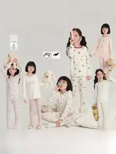 秋用 子供用快適なパジャマ【長袖・女の子・柔らかさ】（セットアップ対応）