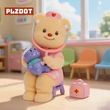 かわいいゆるキャラ！イエローベアのデザインフィギュア【多彩なライフスタイル・ギフトに最適】