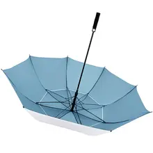 極上の柔らかさの自動開閉ゴルフ用傘【UVカット・防風設計・長柄】