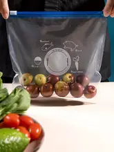 食品用保存バッグ【ジッパー付き・厚手・冷蔵庫用・家庭用】