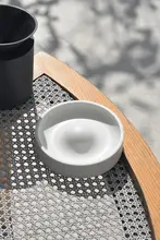 デザイナー製 ローマサークル小トレイ【オリジナルデザイン・陶器・ジュエリートレイ】