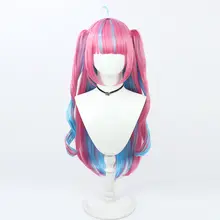 コスプレ用ツインテールウィッグ【リアルな地肌感・全体分け】