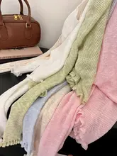 春季ファッション！柔らかな素材の無地ニットカーディガン【エッジデザイン】