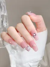 超輝きのシャンパンホワイトミニ異形平底クリスタルネイルデコレーション【ネイル小物】