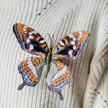 造花 蝶 オブジェ 3D立体 フェイクバタフライ 撮影用小物 インスタ映え 壁飾り ドライフラワー風 インテリア