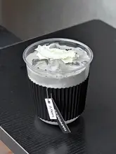 透明カップ用保護カバー【滑り止め・耐熱性・使い捨て】