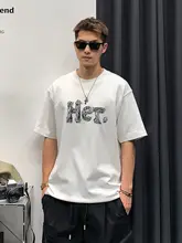 五分袖Tシャツ メンズ コットン グラフィティ柄 英字プリント ストリート 大きいサイズ 夏