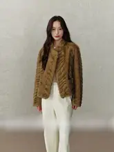 高級感あるフェイクミンクファー仕立ての冬用アウター【極上の柔らかさ・女性用】