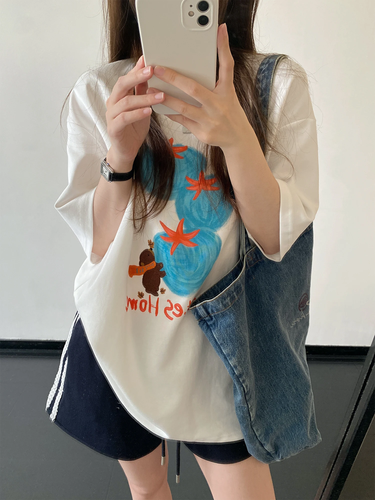 tシャツ キャラクター と ピチピチ のバランスを取るなら、こ  の小熊Tシャツがおすすめ！