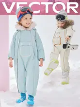 VECTOR 子供用防水スキーオールインワン【厚手・保温・滑り止め付き】