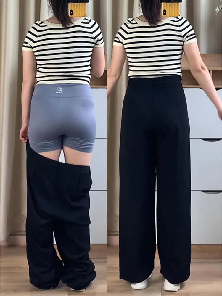 カーゴパンツ きれいめにすべきか？黒のストレートパンツが通勤と日常を救う理由