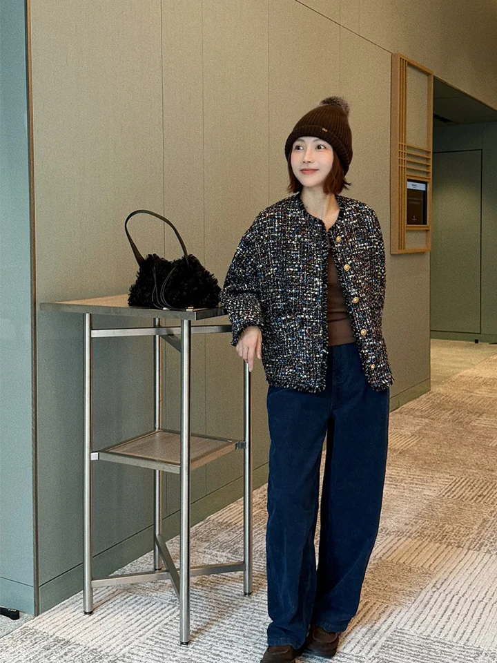 極上の柔らかさのコーデュロイ厚手保温カジュアルパンツ【秋冬用・ゆったりしたワイドレッグ・体型カバー】（セットアップ対応）