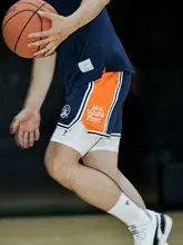 BALLHO MVP 男性用バスケットボールショーツ【夏用・速乾・メッシュ・五分丈・レトロデザイン】
