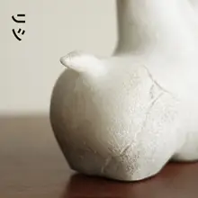 栗石製 抽象的な玉石風馬の置物【新中式・インテリア装飾用】