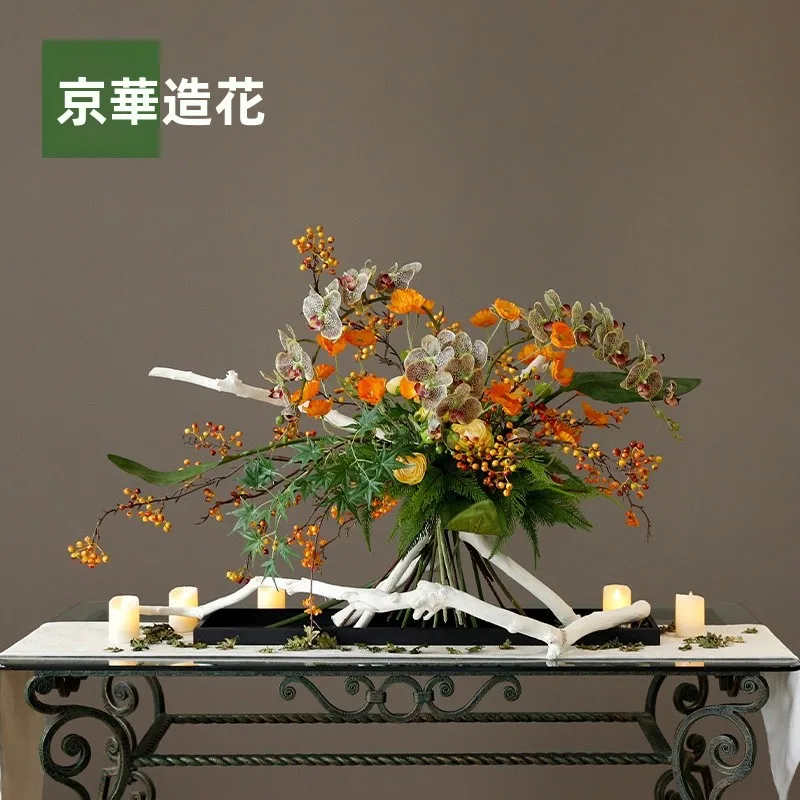 寄せ植え 室内向けの中華風人工観葉植物デスクフラワーアレンジメントセットの実用性と設置ガイド