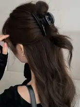 中号ヘアクリップ【シンプル・夏用・レトロスタイル】