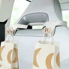 かわいいデザインの車用背面収納フック【汎用・便利な掛けるタイプ】