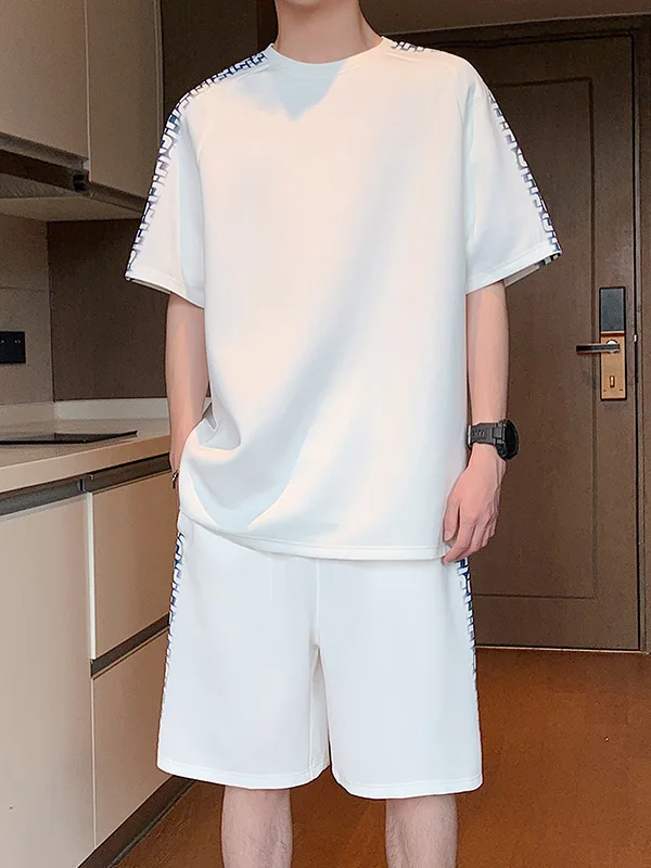 アイスシルク速乾 メンズ 半袖シャツとショートパンツセットの実用性と季節適性