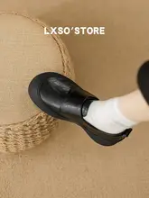 真皮製 ブラック フラット レディースシューズ【通勤用・ソフトソール・厚底・ローファー】
