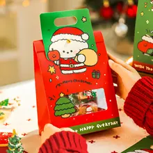 お菓子袋 手提げ クリスマス トフィー ヌガー クッキー 製菓包装