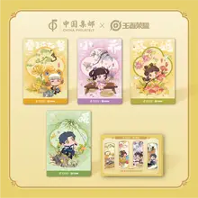 かわいいデザインのゲーム関連アイテム！国風コットン製ポストカード【小乔・蔡文姬・曜】（セットアップ対応）