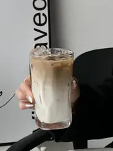 不規則カップ 家庭用アイスアメリカーノラテウィスキージュース冷飲 ガラス製