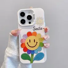 鮮やかなひまわりデザインのスマートフォンケース【iPhone対応・衝撃吸収・おしゃれ】
