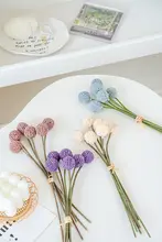 秋の色合いを楽しむ！小花束デコレーション用造花アレンジ【リビング用・インテリア雑貨】